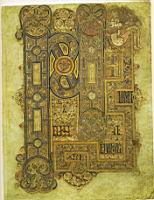 Folio 130r, debut de l'Evangile selon St Marc